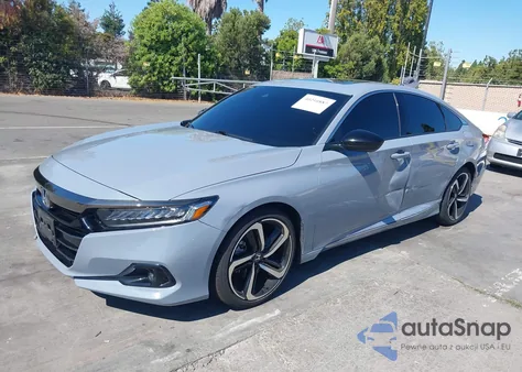2021 Honda Accord Sport 2.0T z USA, uszkodzony, nr VIN 1HGCV2F33MA021616